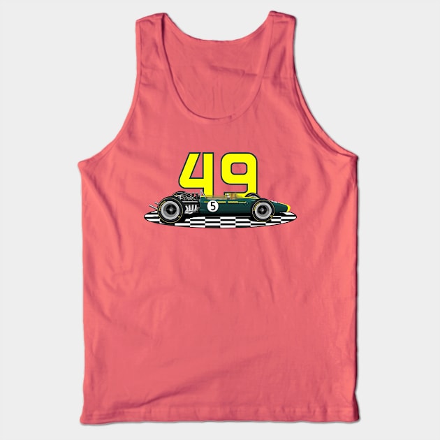 British Racing Green Tank Top by AutomotiveArt